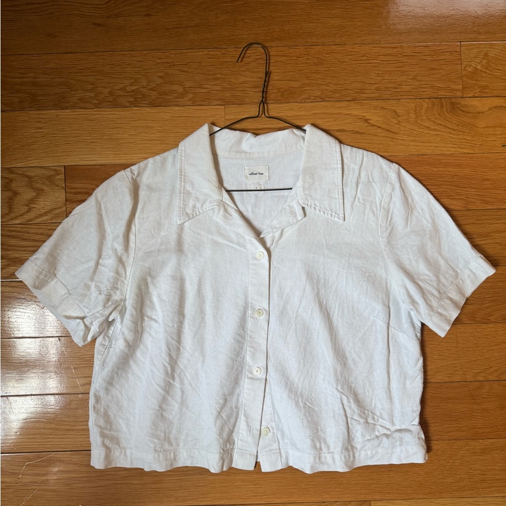 Aritzia Linen Button Up